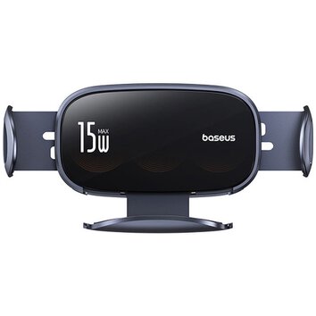 BASEUS uchwyt samochodowy indukcyjny do kratki 15W BS-CM029 czarny
