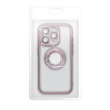 Futerał GLAM do IPHONE 15 pudrowy róż