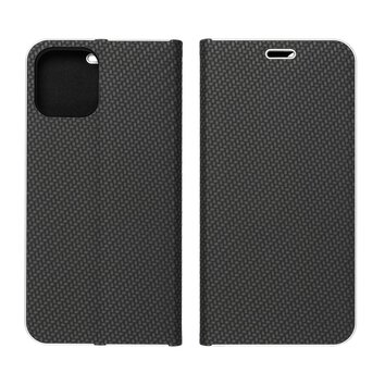 Kabura LUNA Book Carbon do IPHONE 14 Pro czarny
