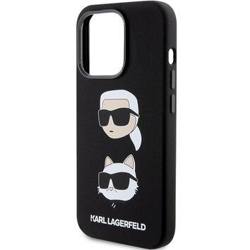 Oryginalne Etui KARL LAGERFELD Hardcase KLHCP15XSDHKCNK do iPhone 15 Pro Max (Silicone KC / czarny)