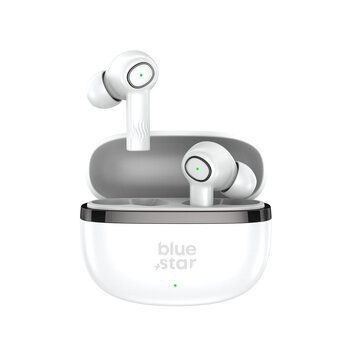 Blue Star słuchawki bezprzewodowe stereo TWS AC20C z funkcją ENC białe