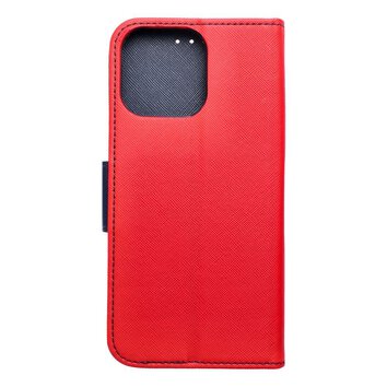Kabura FANCY Book do IPHONE 16 Pro Max czerwono granatowy