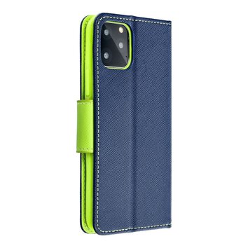 Kabura Fancy Book do  SAMSUNG Galaxy J5 2017 granatowy / limonka
