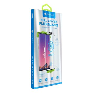 Szko hybrydowe Bestsuit Flexible 5D Full Glue do Samsung Galaxy S23 czarny (Hot Bending) - dziaajcy czytnik