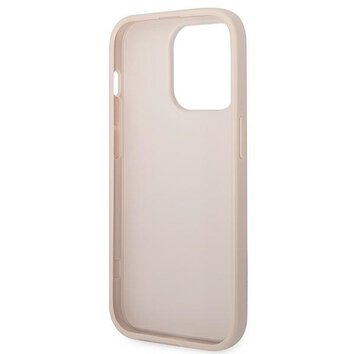 Oryginalne Etui GUESS Hardcase GUHCP14LG4GFPI do iPhone 14 PRO (4G Gold Logo / rowy)