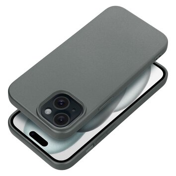 Futera METALLIC do IPHONE 15 szary