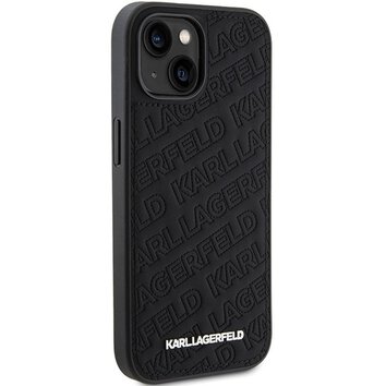 Oryginalne Etui KARL LAGERFELD Hardcase KLHCP15SPQKPMK do iPhone 15 (Quilted Pattern  / czarny)
