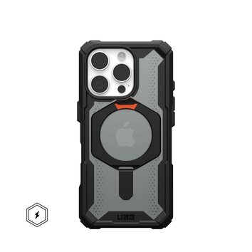 Futerał (UAG) Urban Armor Gear Plasma XTE kompatybilny z MagSafe do IPHONE 16 Pro black / orange
