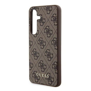GUESS futera do SAMSUNG A55 GUOHCSA55G4GFBR (PU 4G Classic Metal Logo) brzowy