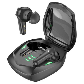 HOCO suchawki bezprzewodowe / bluetooth stereo TWS Magic gaming EW28 czarne