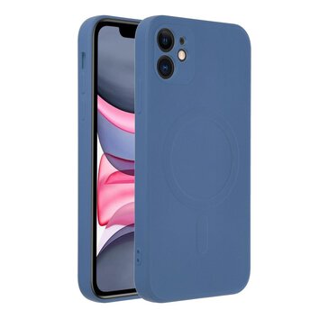 Futera Silicone Mag Cover kompatybilny z MagSafe do IPHONE 11 niebieski