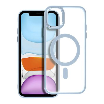 Futera MATTE MAG COVER kompatybilny z MagSafe do IPHONE 11 niebieski