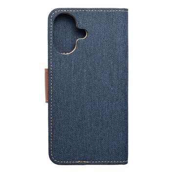 Kabura CANVAS Book do IPHONE 16 granatowy