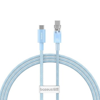 BASEUS kabel Typ C do Typ C PD 6A 100W Explorer P10319703311-00 / CB000043 1 m niebieski
