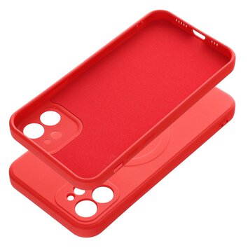 Futera Silicone Mag Cover kompatybilny z MagSafe do IPHONE 12 czerwony