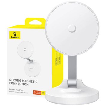 BASEUS uchwyt biurkowy skadany magnetyczny kompatybilny z Magsafe BS-HP016 biay