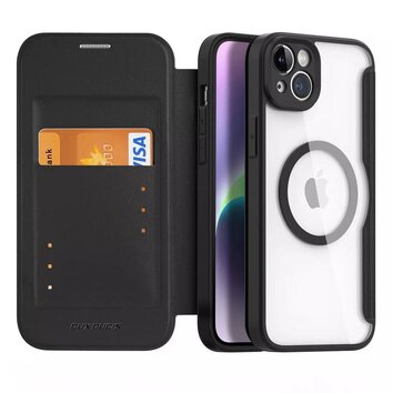 DUX DUCIS kabura SKIN X PRO kompatybilna z MagSafe do IPHONE 14 Plus czarna