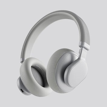 FORCELL F-AUDIO suchawki bezprzewodowe nagowne ANC Touch Beat szare