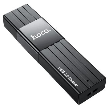 HOCO czytnik kart pamięci 2w1 HB20 Mindful USB3.0