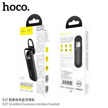 HOCO słuchawka bluetooth Gratified business E37 czarna