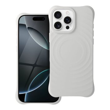 Silicone Zephyr Mag Cover kompatybilny z MagSafe do IPHONE 16 PRO MAX biały