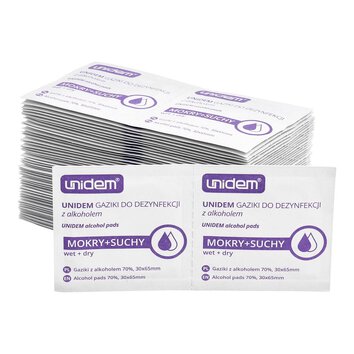 ciereczki / gaziki do czyszczenia LCD / okularw itp. 100szt/opakowanie - dualpack sucha (50szt.) i morka (50szt.)