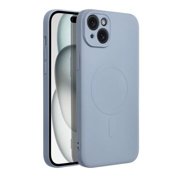 Futera Silicone Mag Cover kompatybilny z MagSafe do IPHONE 15 PLUS jasny niebieski