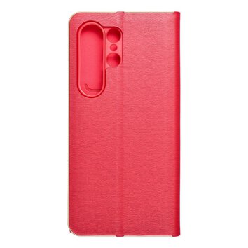 Kabura LUNA Book Gold do SAMSUNG S24 Ultra czerwony