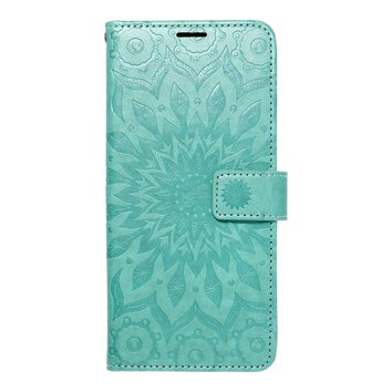Kabura MEZZO Book do IPHONE 16 mandala zielony