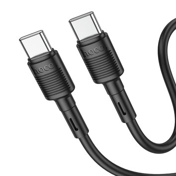 HOCO kabel Typ C do Typ C PD 3A 60W X83 1 m czarny