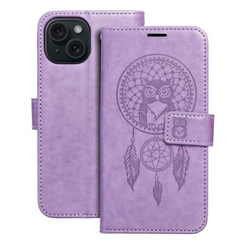 Kabura MEZZO Book do IPHONE 15 apacz snw fioletowy