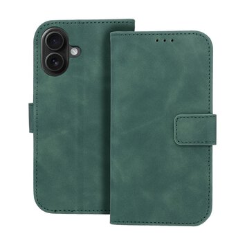 Kabura TENDER Book do IPHONE 16 zielony
