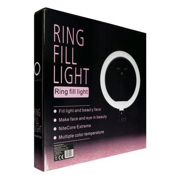 Lampa LED Ring Stream RGB pierścieniowa 10 cali z uchwytem na telefon