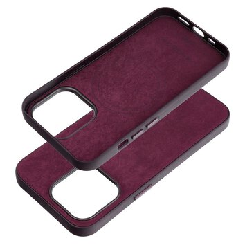 Woven Mag Cover kompatybilne z MagSafe do IPHONE 13 PRO burgundowy