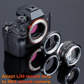 Adapter bagnetowy K&F Concept - Leica M / Sony E