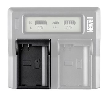 Adapter-płytka ładowarki Newell do akumulatorów BLX-1 do Olympus