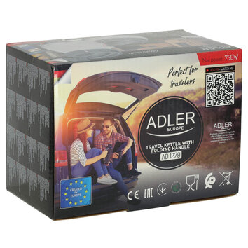 Adler AD 1279 Czajnik turystyczny składany podróżny silikonowy 0,6L 750W