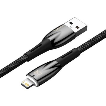BASEUS kabel USB A do Lightning 2,4A Glimmer CADH000301 2 m czarny