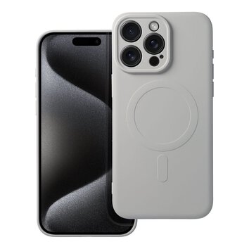Futera Silicone Mag Cover kompatybilny z MagSafe do IPHONE 15 PRO MAX tytanowy