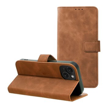 Kabura TENDER Book do IPHONE 15 brzowy