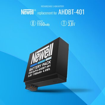 Akumulator Newell zamiennik AHDBT-401 do GoPro