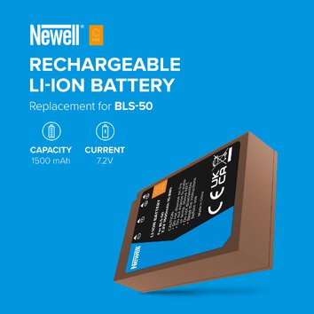 Akumulator Newell zamiennik BLS-50 USB-C do Olympus