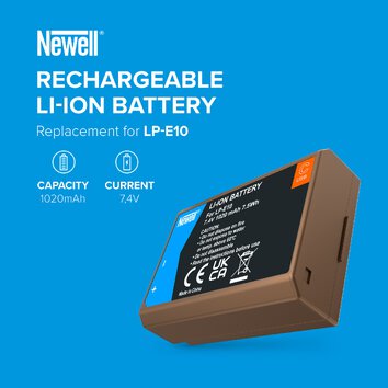 Akumulator Newell zamiennik LP-E10 USB-C do Canon