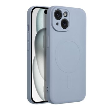 Futera Silicone Mag Cover kompatybilny z MagSafe do IPHONE 15 jasny niebieski