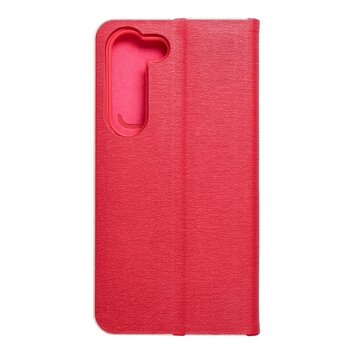 Kabura LUNA Book Gold do SAMSUNG S23 czerwony Kabura LUNA Book Gold do SAMSUNG S23 czerwony