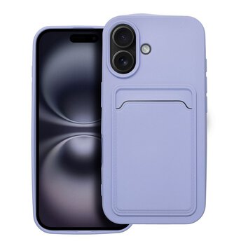 Futerał CARD CASE do IPHONE 16 fioletowy
