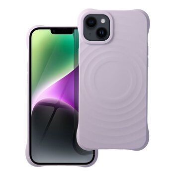 Silicone Zephyr Mag Cover kompatybilny z MagSafe do IPHONE 14 PLUS liliowy