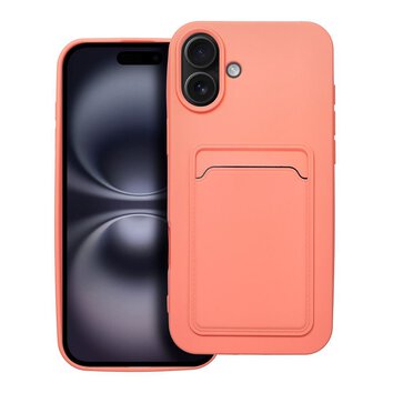 Futerał CARD CASE do IPHONE 16 Plus różowy