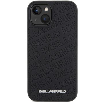 Oryginalne Etui KARL LAGERFELD Hardcase KLHCP15SPQKPMK do iPhone 15 (Quilted Pattern  / czarny)
