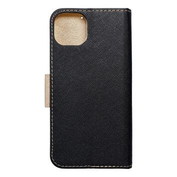Kabura Fancy Book do IPHONE 15 PLUS czarny / zoty